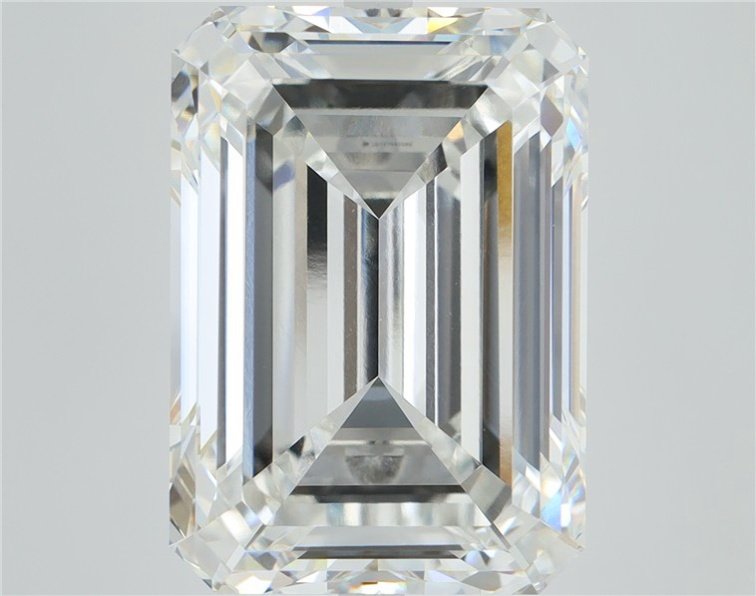 15.01ct F VVS2 Rare Carat Ideal Cut Emerald Lab Grown Diamond