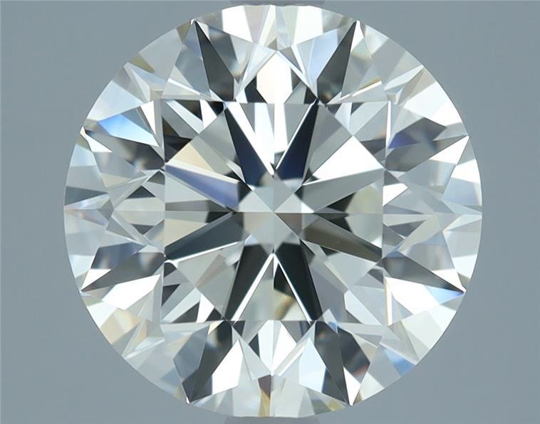 3.02ct J VVS2 Excellent Cut Round Diamond