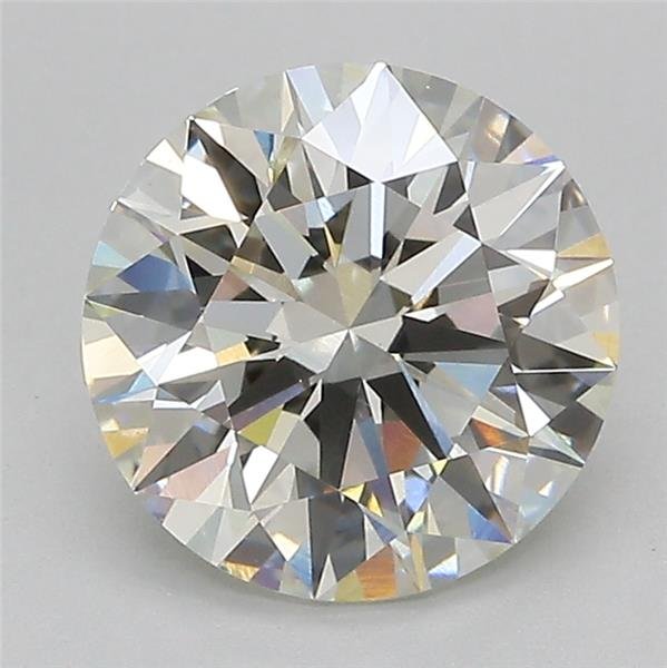 2.65ct J VS1 Rare Carat Ideal Cut Round Lab Grown Diamond