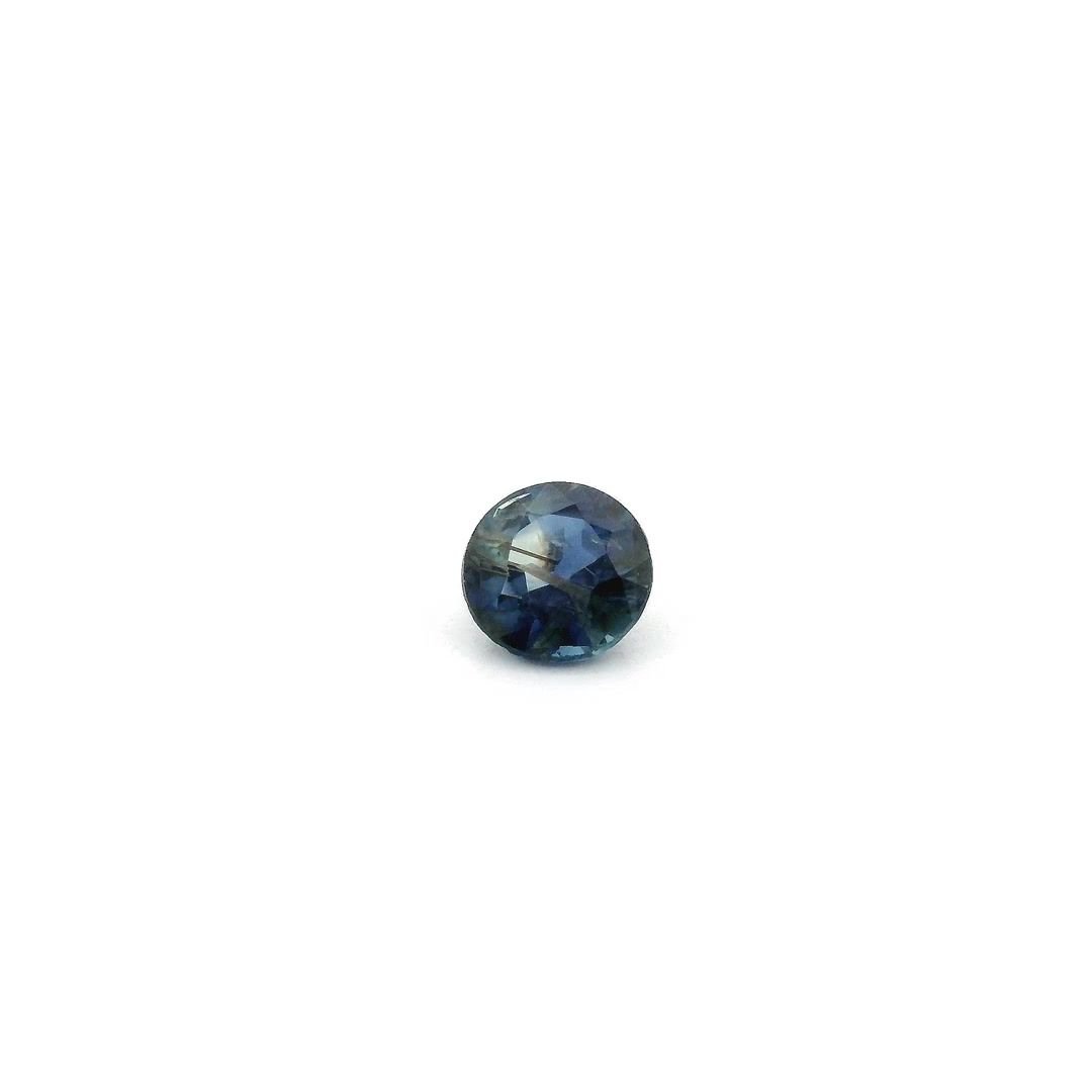 0.43 Carat Deep Blue Round Sapphire