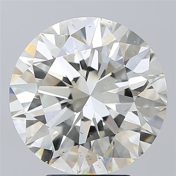 5.02ct I SI1 Rare Carat Ideal Cut Round Diamond