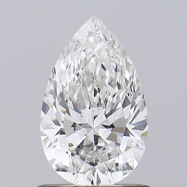 0.95ct F SI2 Rare Carat Ideal Cut Pear Lab Grown Diamond