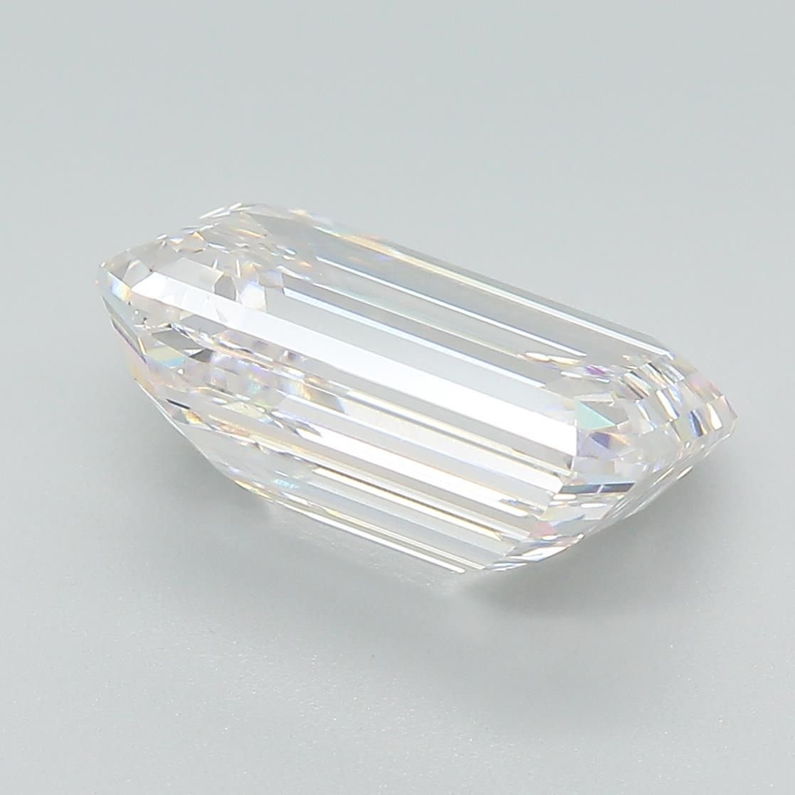 5.04ct G VS1 Rare Carat Ideal Cut Emerald Lab Grown Diamond