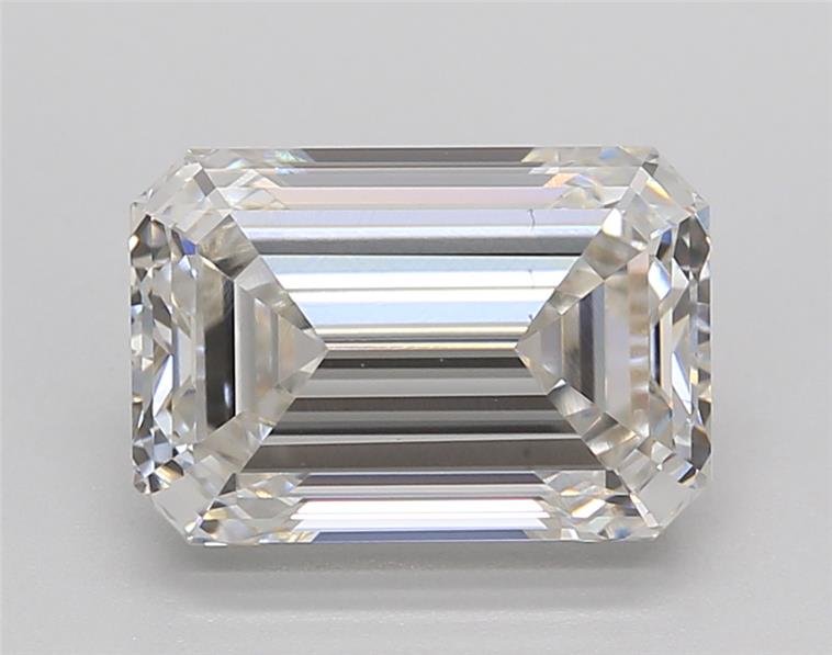 3.01ct G VVS2 Excellent Cut Emerald Lab Grown Diamond