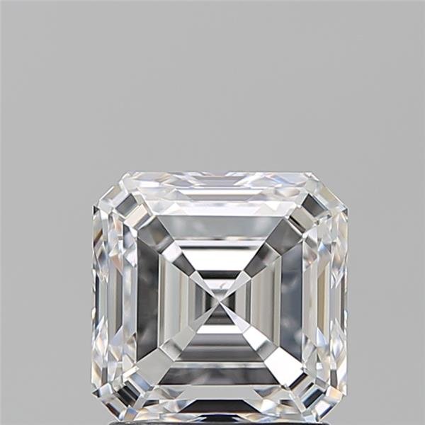 2.01ct E VS2 Rare Carat Ideal Cut Asscher Diamond