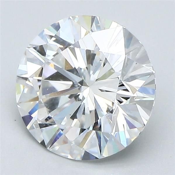 2.03ct E SI1 Rare Carat Ideal Cut Round Diamond