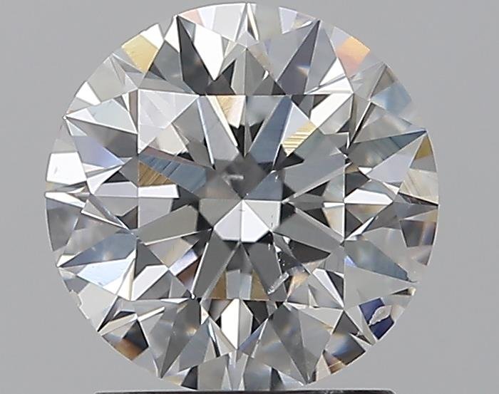 1.71ct D SI1 Rare Carat Ideal Cut Round Diamond