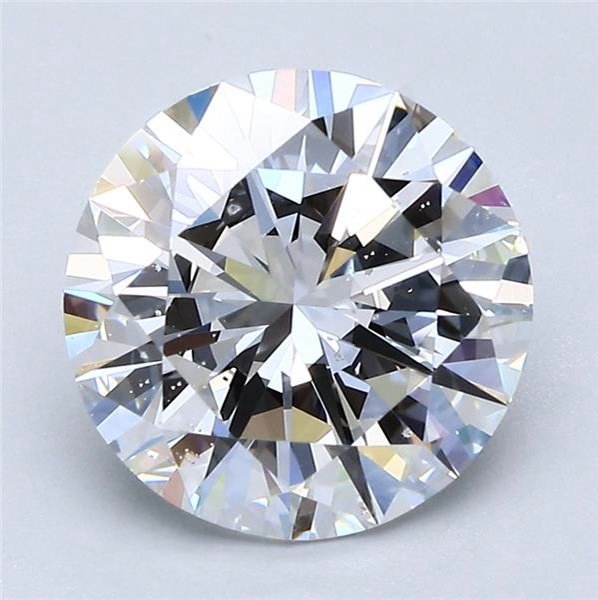 3.01ct D SI1 Excellent Cut Round Diamond