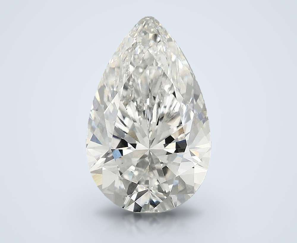 3.00 Carat Pear Lab Diamond