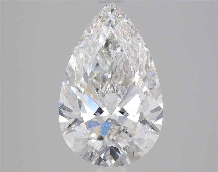 2.13ct G SI1 Rare Carat Ideal Cut Pear Lab Grown Diamond