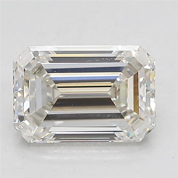 1.54ct I VVS2 Rare Carat Ideal Cut Emerald Lab Grown Diamond