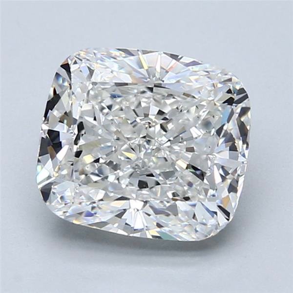 3.03ct F VS1 Rare Carat Ideal Cut Cushion Diamond