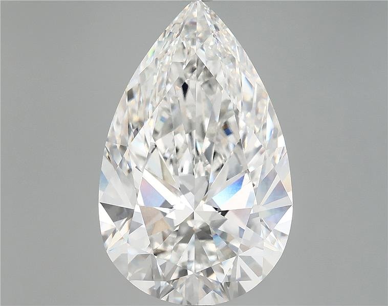11.04ct F VVS2 Rare Carat Ideal Cut Pear Lab Grown Diamond