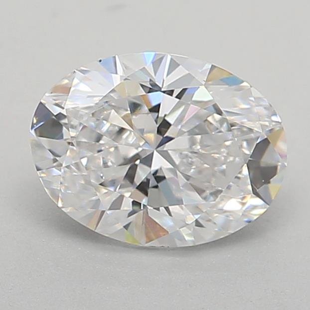 0.67ct D VS2 Rare Carat Ideal Cut Oval Lab Grown Diamond