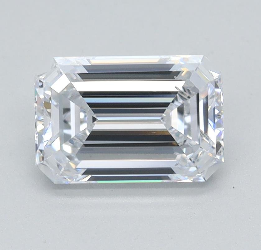 1.01ct E VS2 Rare Carat Ideal Cut Emerald Lab Grown Diamond