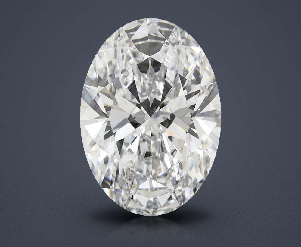 3.47 Carat Oval Lab Diamond