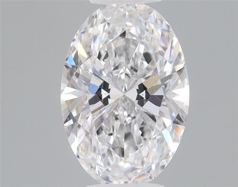 0.91ct F SI1 Rare Carat Ideal Cut Oval Lab Grown Diamond