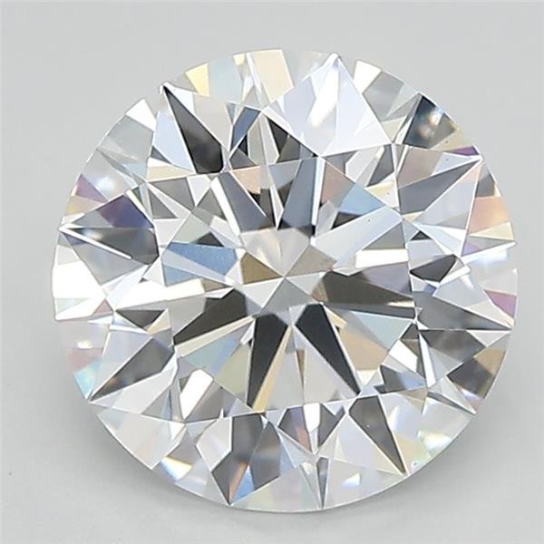 2.31ct D VVS2 Rare Carat Ideal Cut Round Lab Grown Diamond