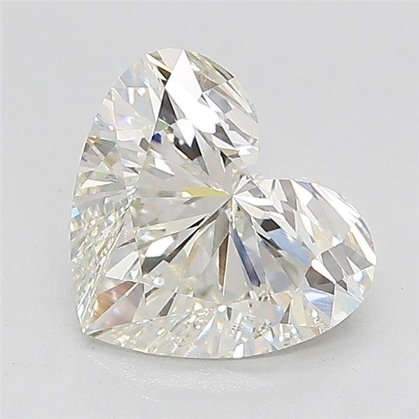 1.63ct I VVS2 Rare Carat Ideal Cut Heart Lab Grown Diamond