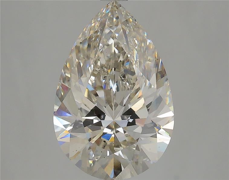 4.02ct I VS2 Rare Carat Ideal Cut Pear Lab Grown Diamond