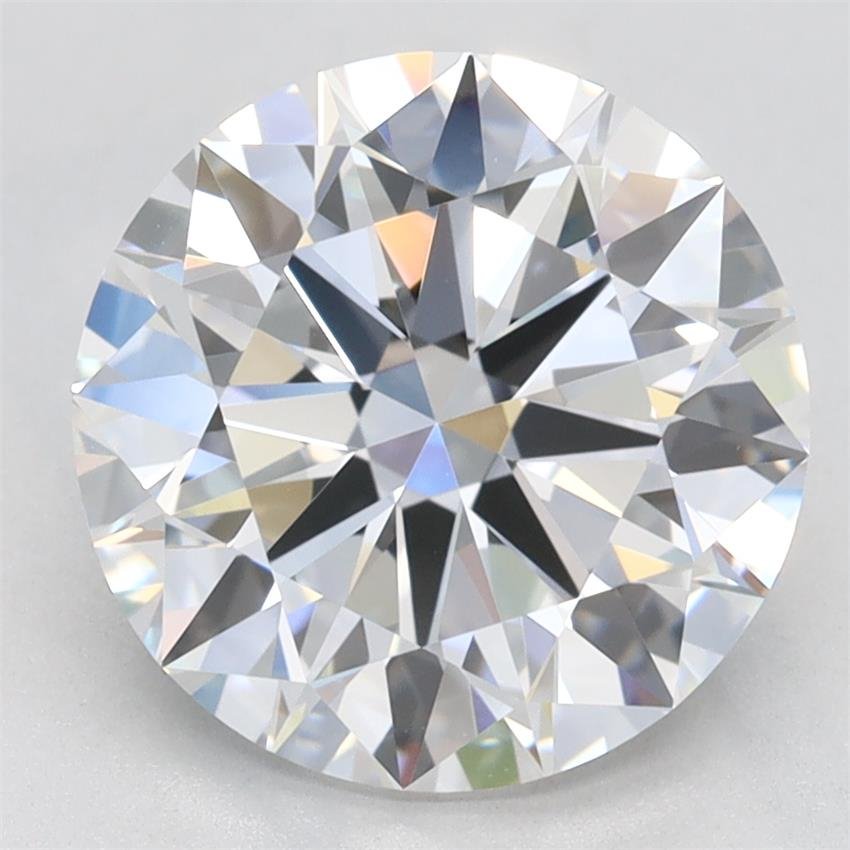 3.00ct D IF Excellent Cut Round Lab Grown Diamond