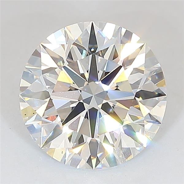 2.45ct F VS2 Rare Carat Ideal Cut Round Lab Grown Diamond