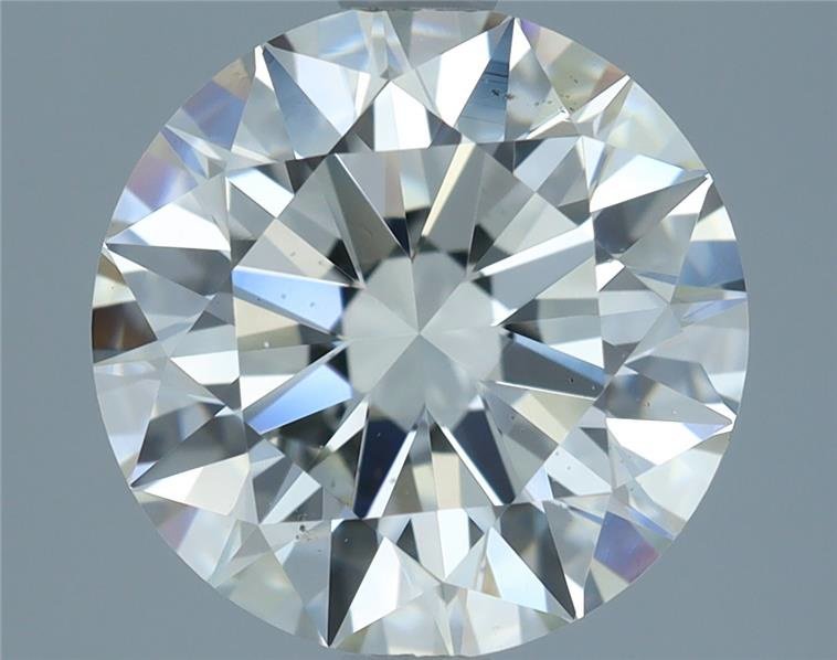 2.58ct I VS2 Rare Carat Ideal Cut Round Diamond