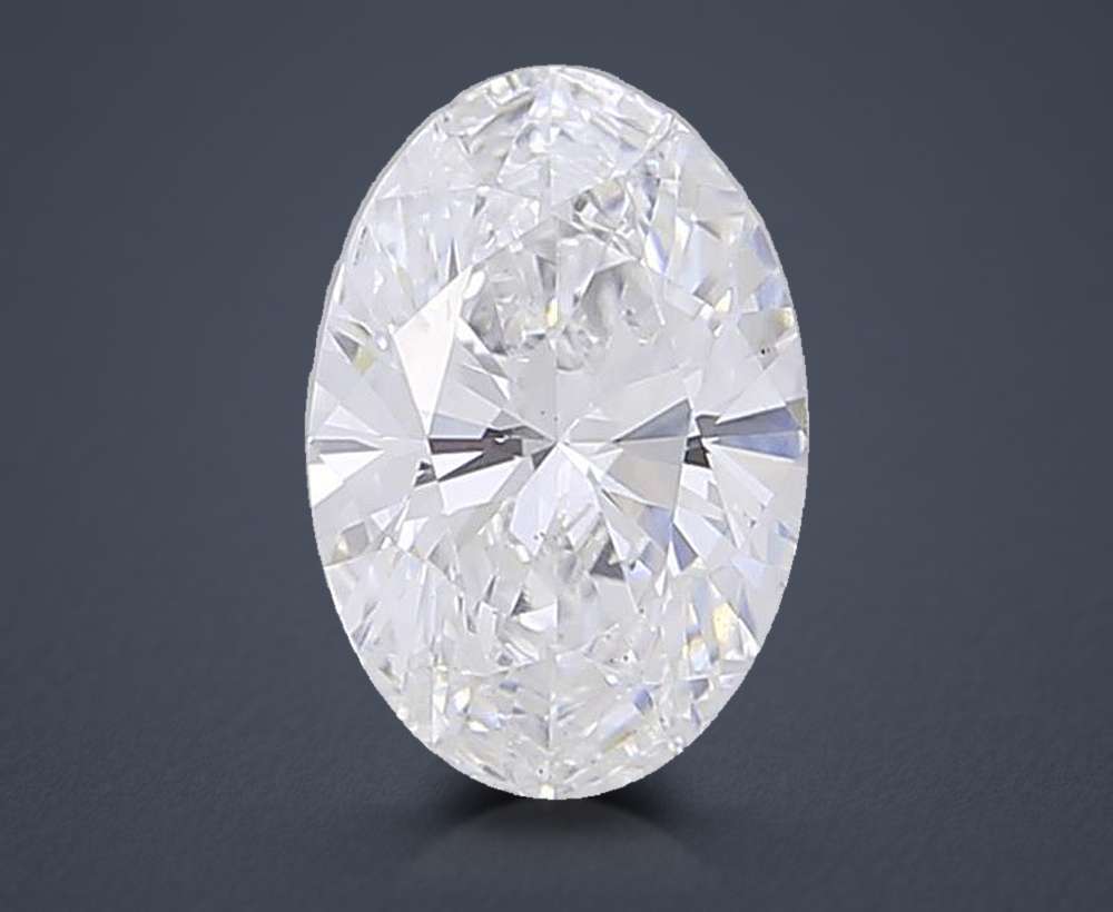 0.72 Carat Oval Lab Diamond