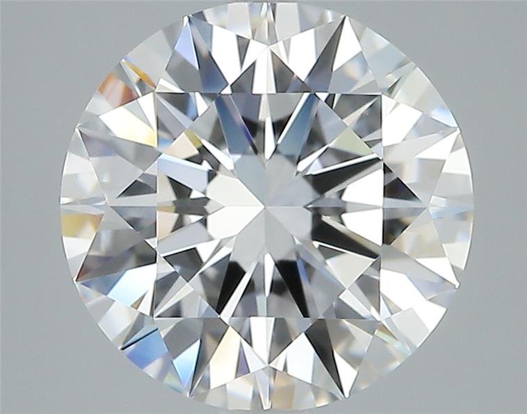 2.81ct E FL Rare Carat Ideal Cut Round Diamond