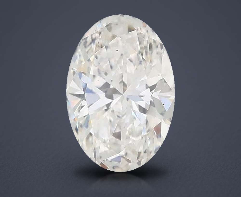 0.66 Carat Oval Lab Diamond