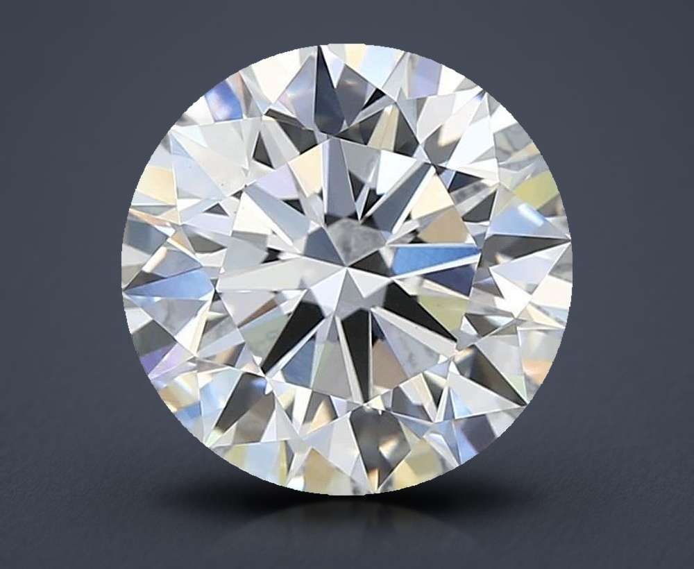 3.33 Carat Round Lab Diamond