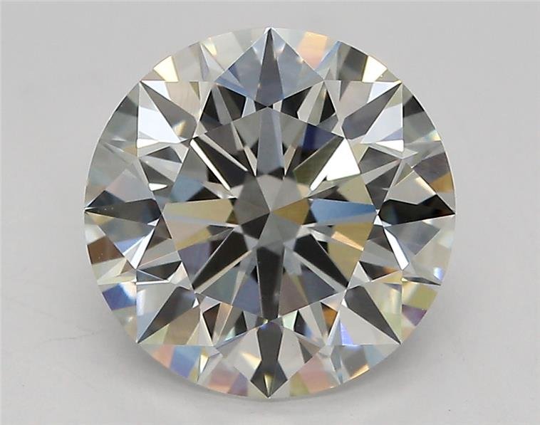 3.14ct G VVS2 Rare Carat Ideal Cut Round Lab Grown Diamond