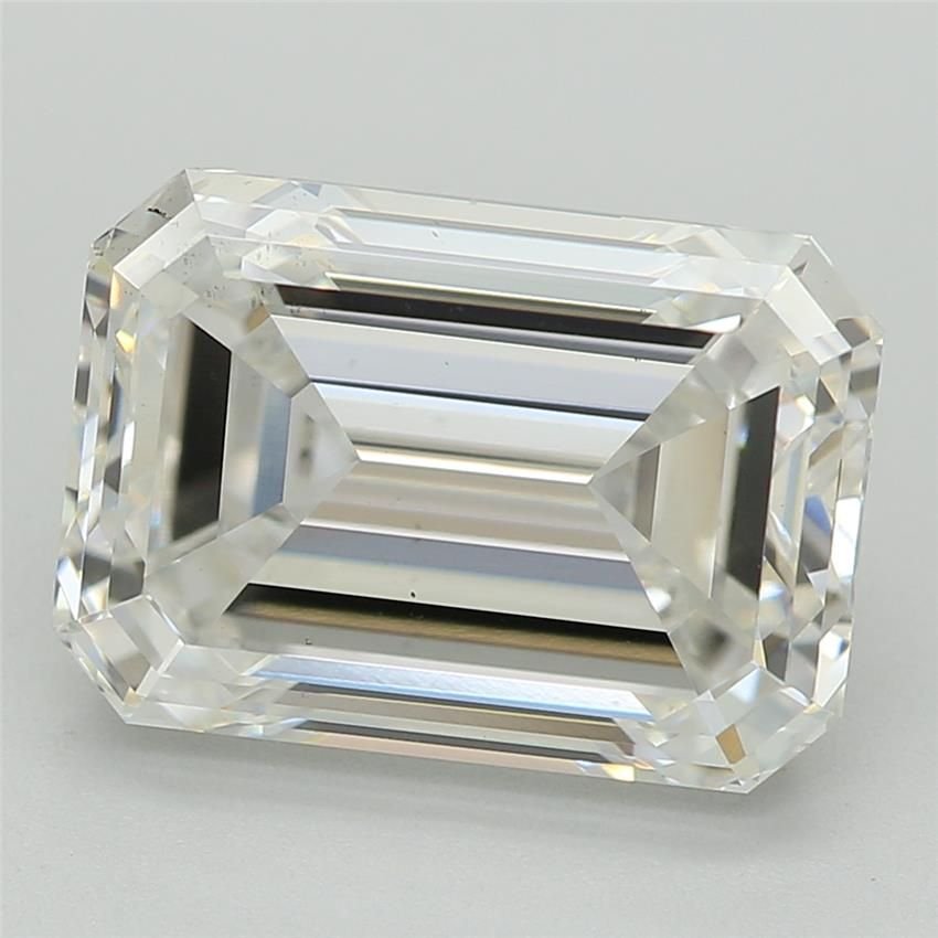 3.07ct F VS2 Excellent Cut Emerald Lab Grown Diamond