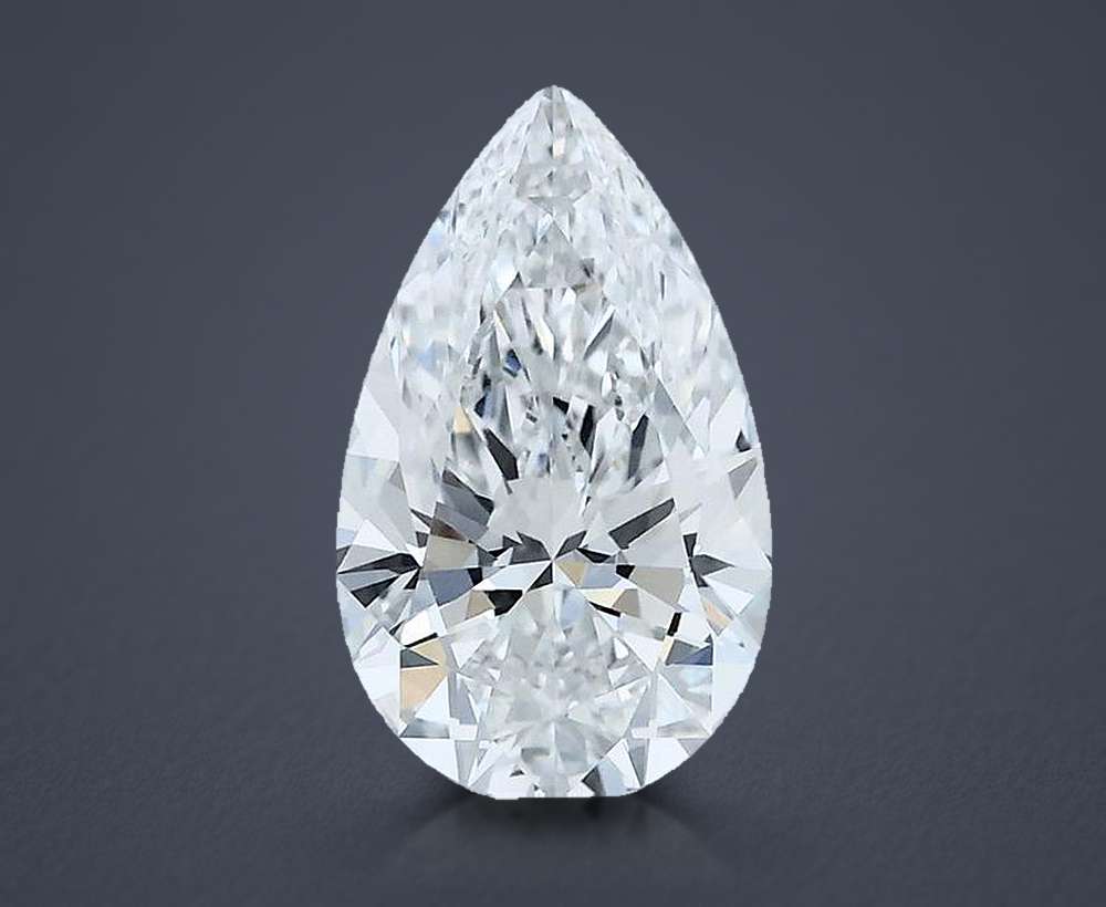 1.55 Carat Pear Lab Diamond