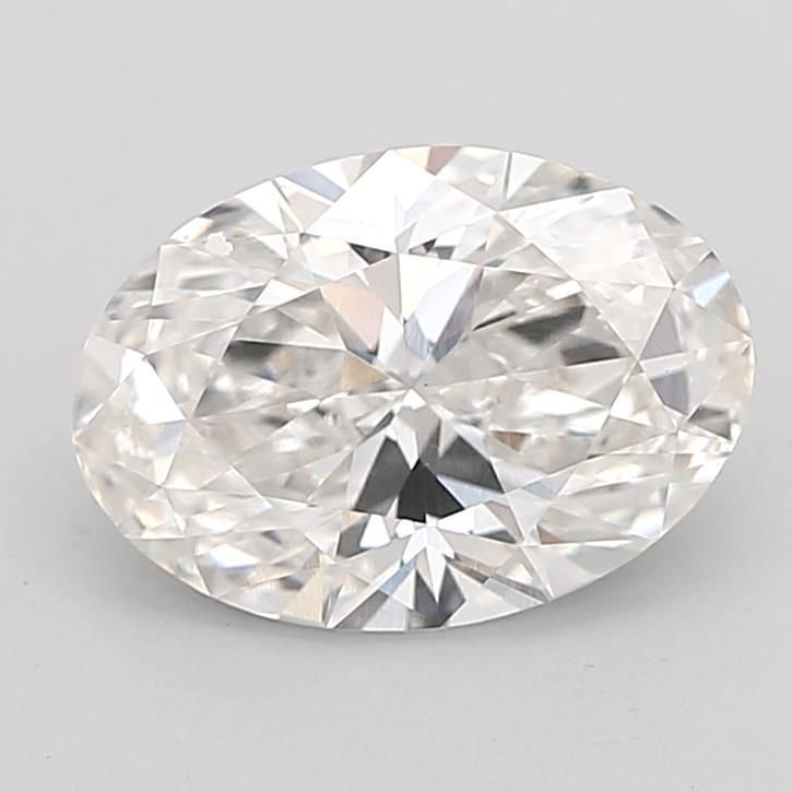 3.01ct F VS1 Rare Carat Ideal Cut Oval Lab Grown Diamond