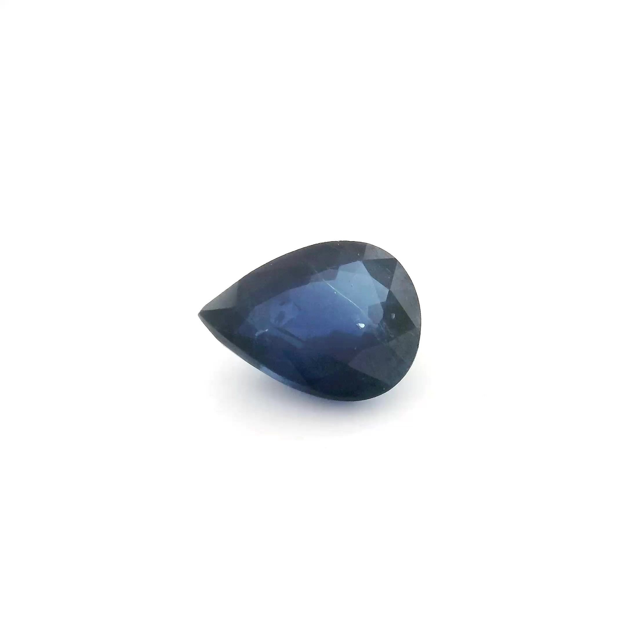 2.02 Carat Intense Blue Pear Sapphire