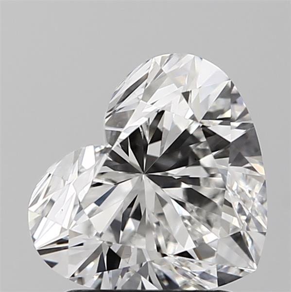 1.72ct F VS1 Rare Carat Ideal Cut Heart Lab Grown Diamond