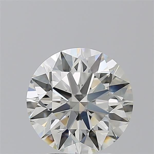 2.51ct K IF Rare Carat Ideal Cut Round Diamond