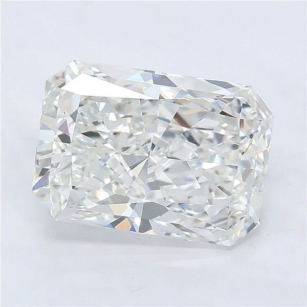 3.08ct E VVS2 Rare Carat Ideal Cut Radiant Lab Grown Diamond