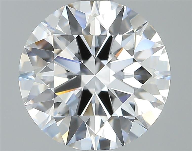 2.12ct D FL Rare Carat Ideal Cut Round Diamond