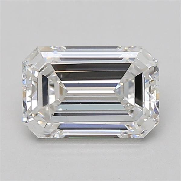 1.60ct E VS1 Rare Carat Ideal Cut Emerald Lab Grown Diamond