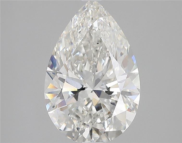 3.54ct H VS2 Rare Carat Ideal Cut Pear Lab Grown Diamond