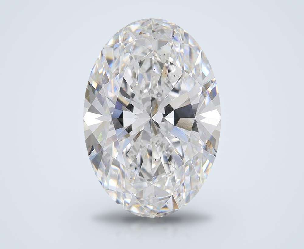 8.24 Carat Oval Lab Diamond