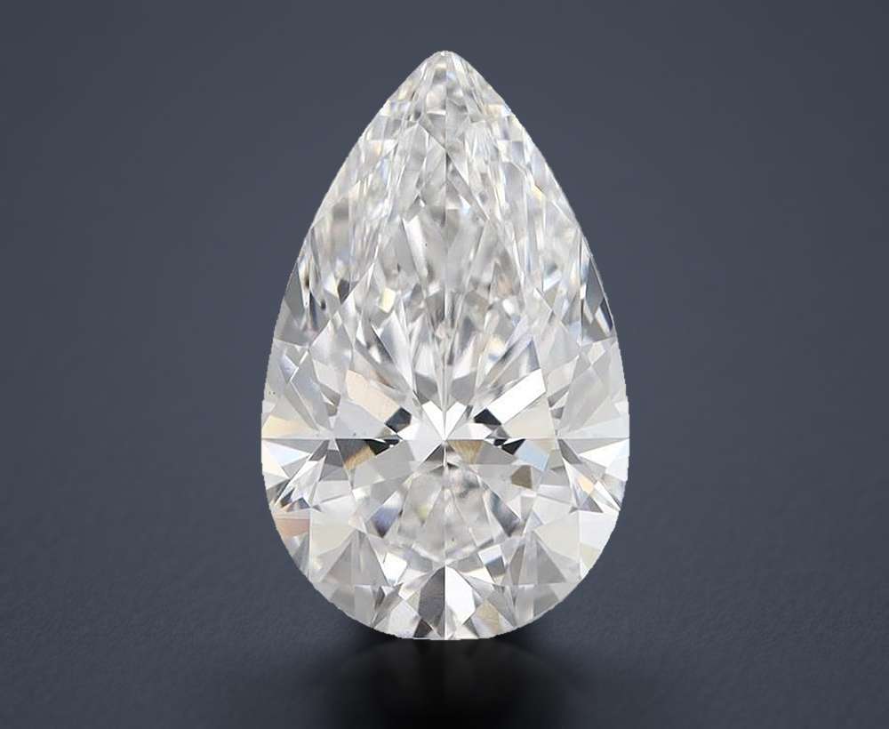 3.90 Carat Pear Lab Diamond
