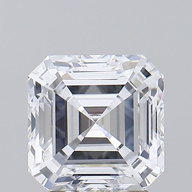 2.81ct E VS2 Rare Carat Ideal Cut Asscher Lab Grown Diamond