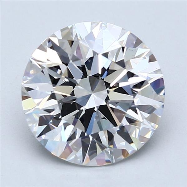 3.05ct E VS2 Rare Carat Ideal Cut Round Lab Grown Diamond