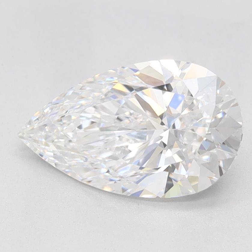 1.08ct D VVS1 Very Good Cut Pear Lab Grown Diamond