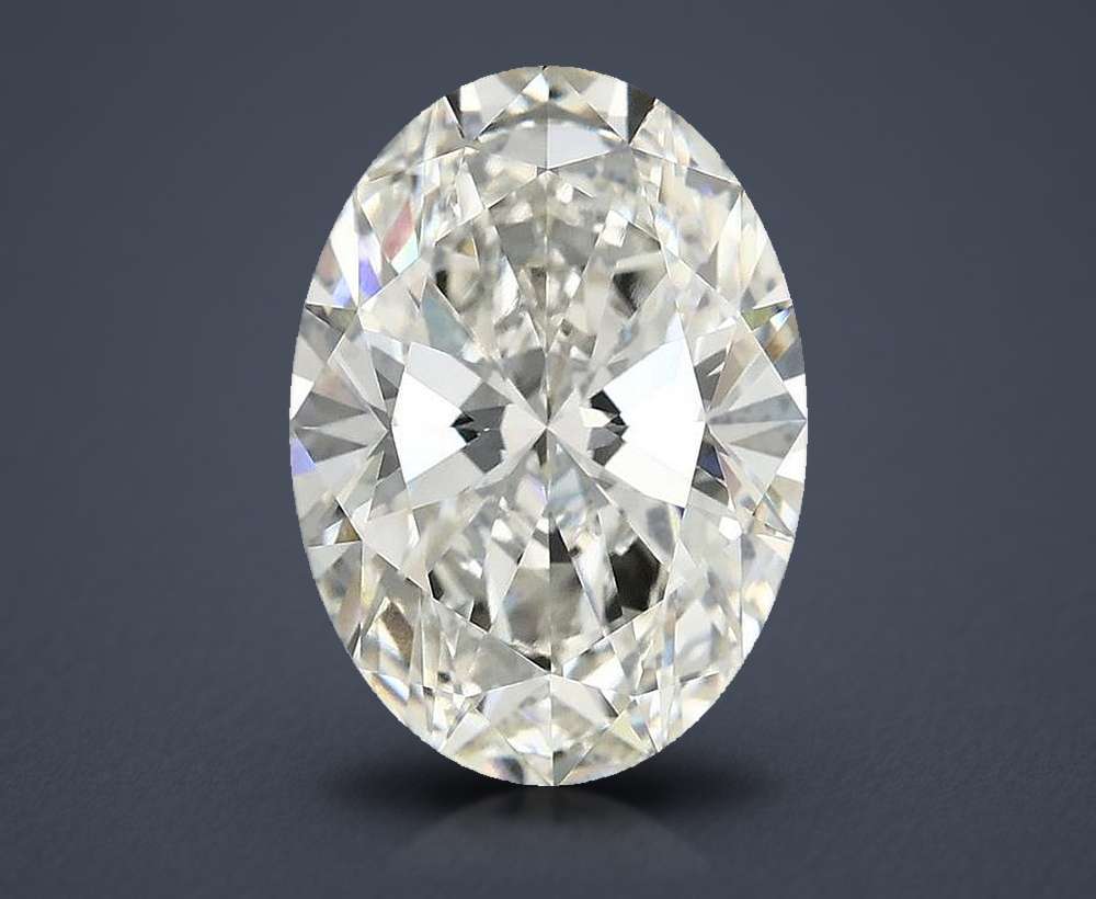 4.10 Carat Oval Lab Diamond