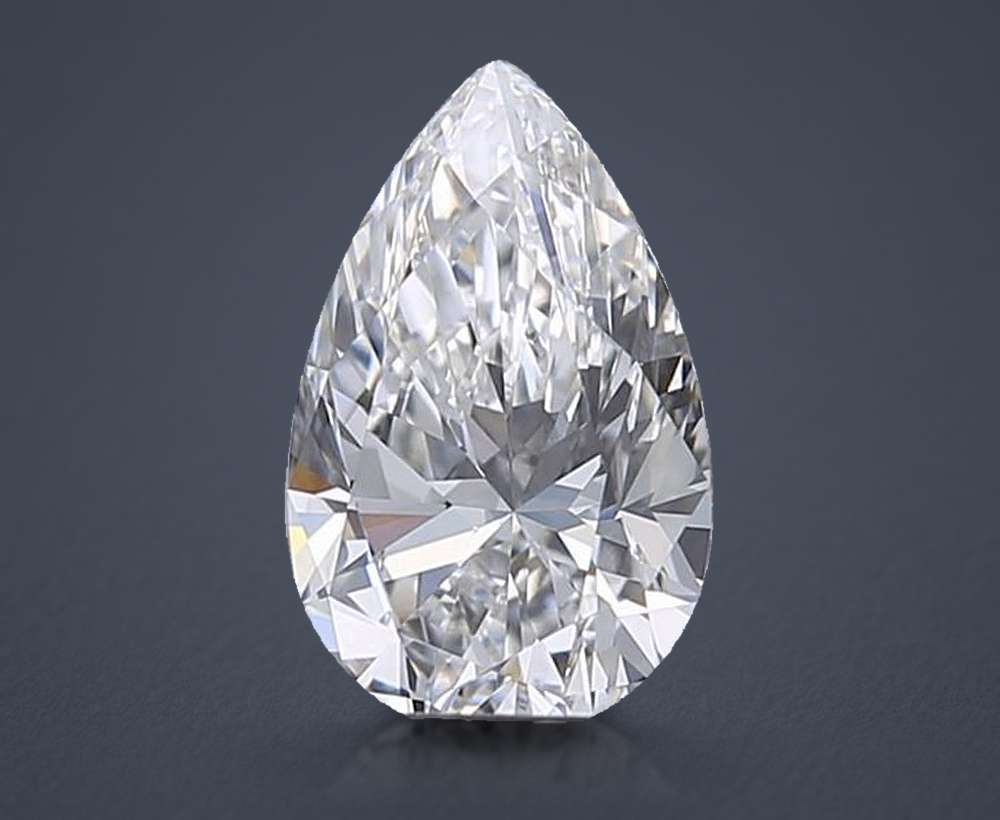0.53 Carat Pear Lab Diamond