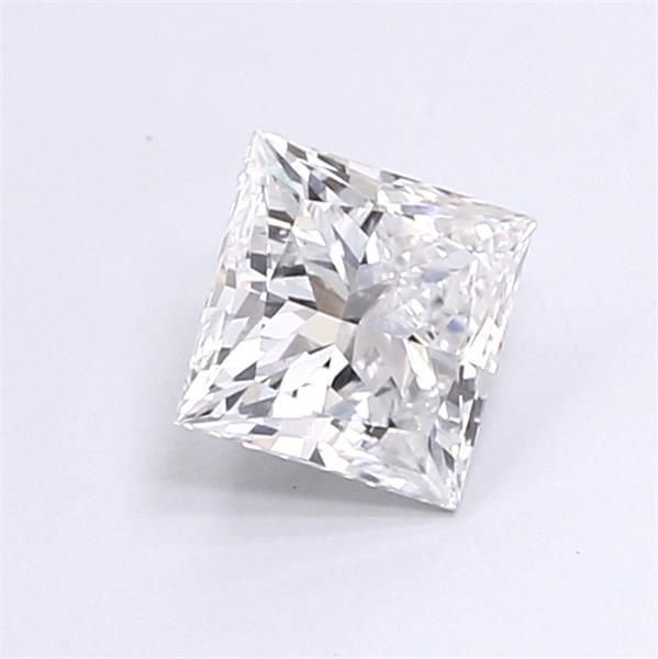0.84ct F VS1 Rare Carat Ideal Cut Princess Lab Grown Diamond